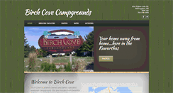 Desktop Screenshot of birchcovecampgrounds.com