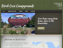 Tablet Screenshot of birchcovecampgrounds.com